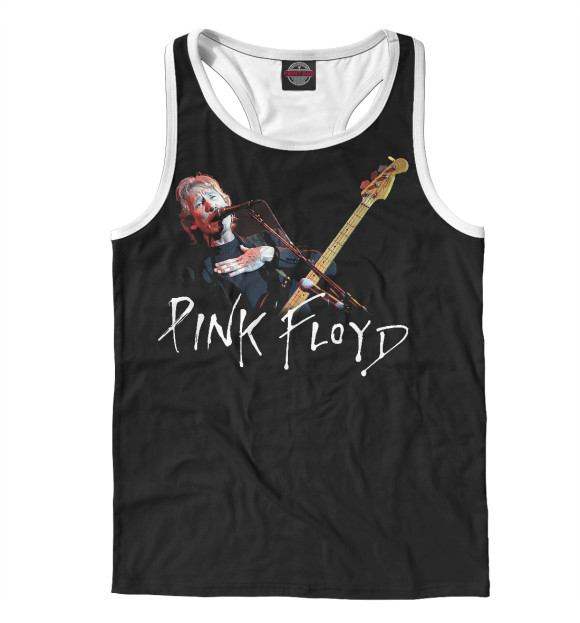 Мужская майка-борцовка с изображением Pink Floyd цвета Белый