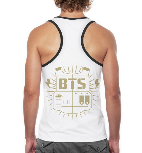 

Майки борцовки Print Bar, Белый, BTS