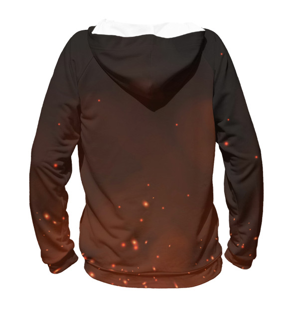 Мужское худи с изображением Hollow Knight: SILKSONG цвета Белый