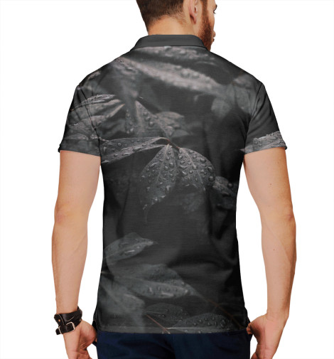 

Поло Print Bar, Белый, Ночная идилия