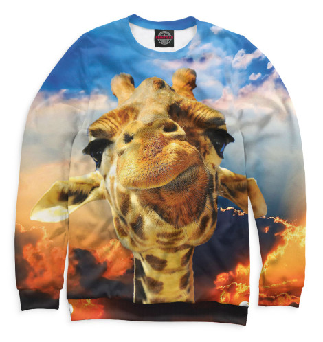 

Свитшоты Print Bar, Белый, Жираф