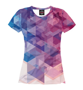 Женская футболка Triangular