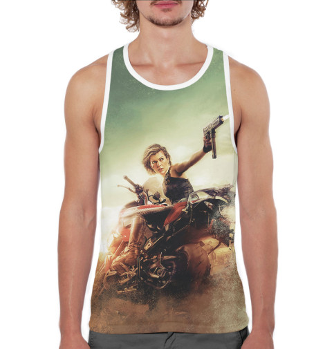 

Майки борцовки Print Bar, Белый, Обитель зла