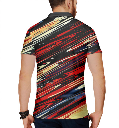 

Поло Print Bar, Белый, Tie-Dye