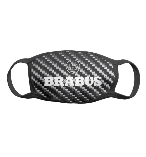 Маска тканевая с изображением Brabus цвета Белый