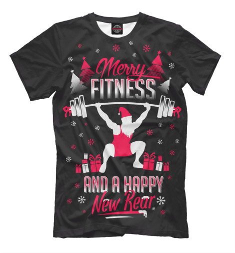 

Футболки Print Bar, Черный, Новый Год