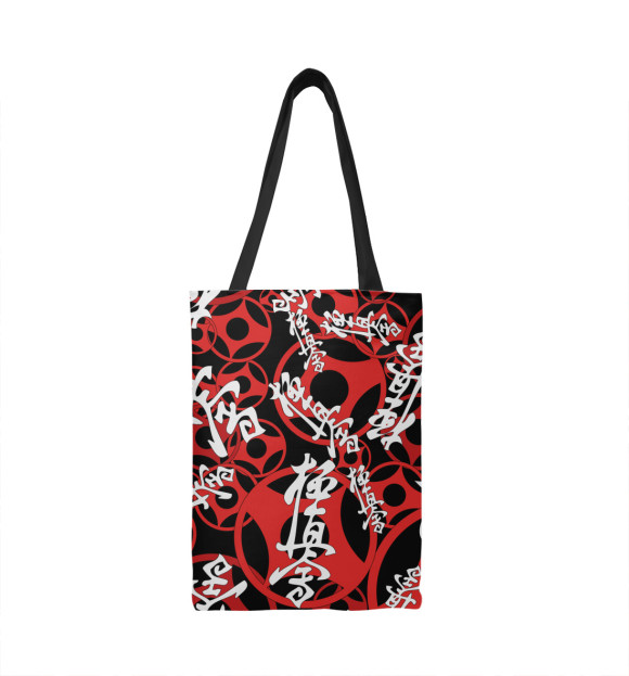 Сумка-шоппер с изображением Каратэ киокушинкай цвета 