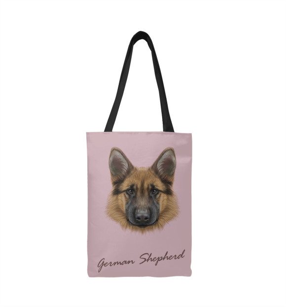 Сумка-шоппер с изображением German Shepherd цвета 