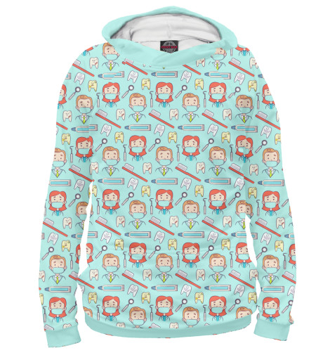 

Худи Print Bar, Белый, Стоматолог