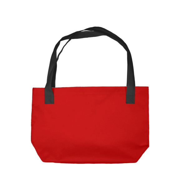 Пляжная сумка с изображением Каролина Харрикейнз (форма) цвета 