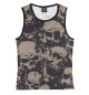 Женская майка Grey Skulls