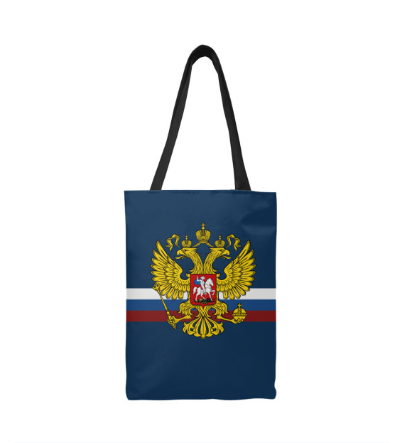 Сумка-шоппер с изображением Герб России цвета 