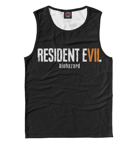 

Майки Print Bar, Белый, Resident Evil 7: Biohazard