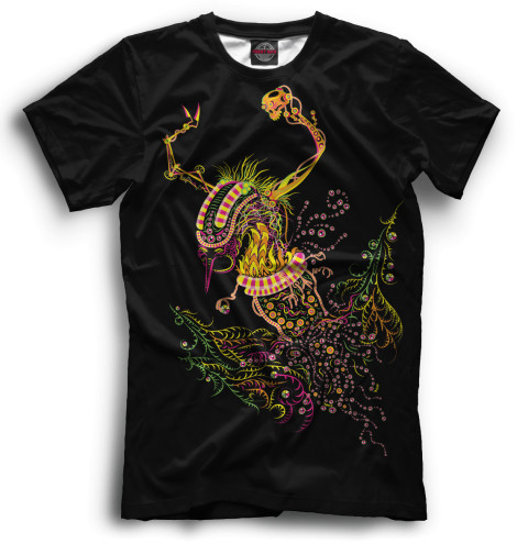 

Футболки Print Bar, Черный, Psychedelic