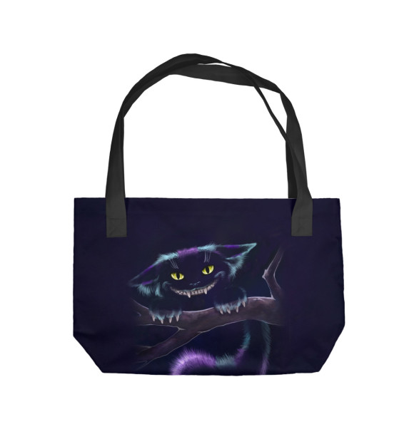 Пляжная сумка с изображением Ночной монстрик цвета 