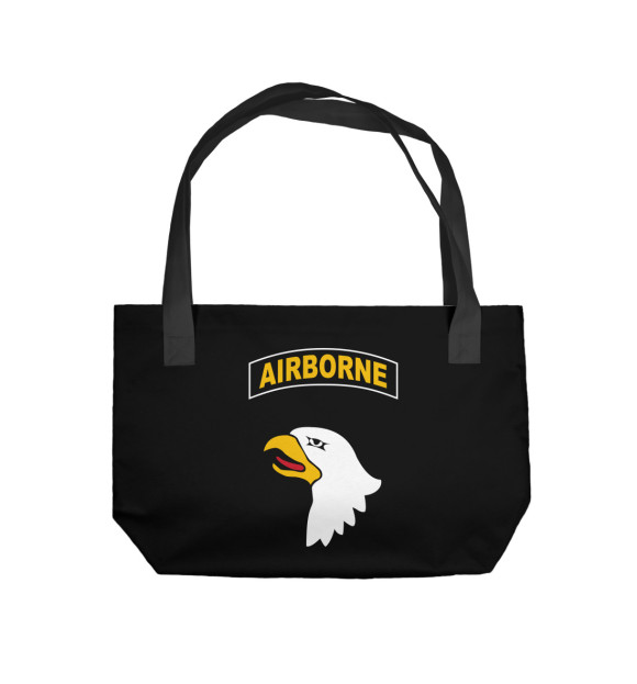 Пляжная сумка с изображением 101е Airborne цвета 