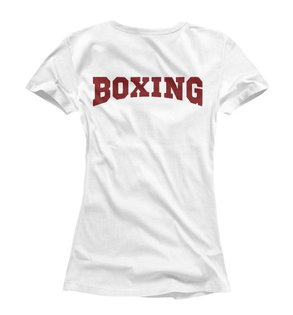Футболка для девочек с изображением Boxing Club цвета Белый