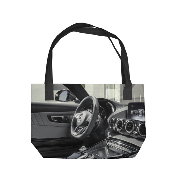 Пляжная сумка с изображением Salon цвета 