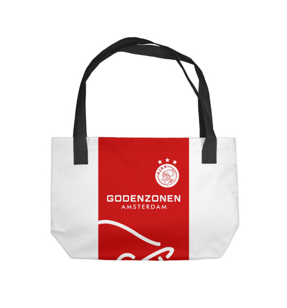 Пляжная сумка с изображением Аякс Амстердам цвета 