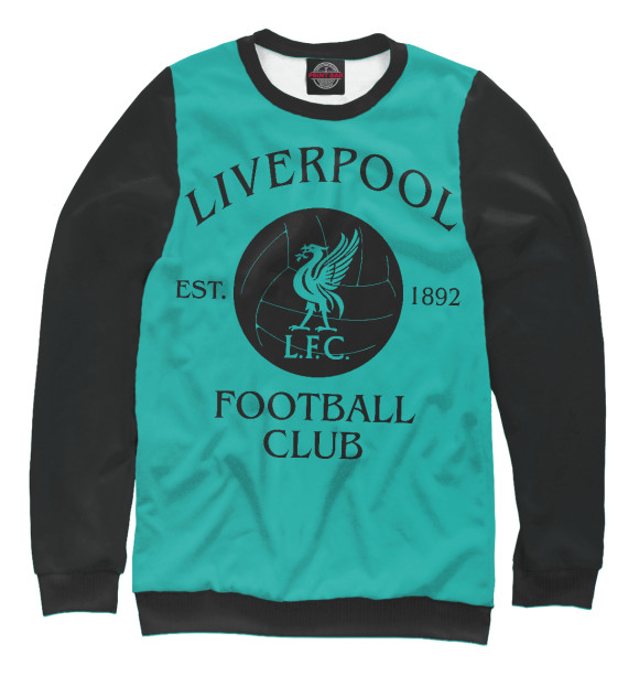 Свитшот для мальчиков с изображением Liverpool цвета Белый