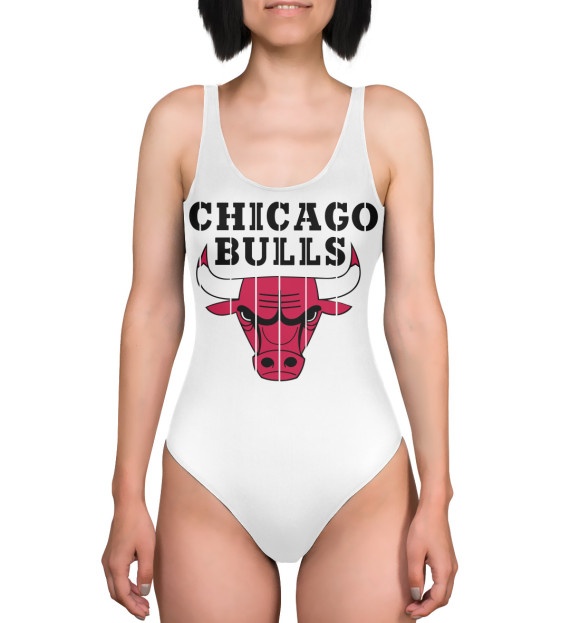 Купальник-боди с изображением Чикаго Буллз цвета 