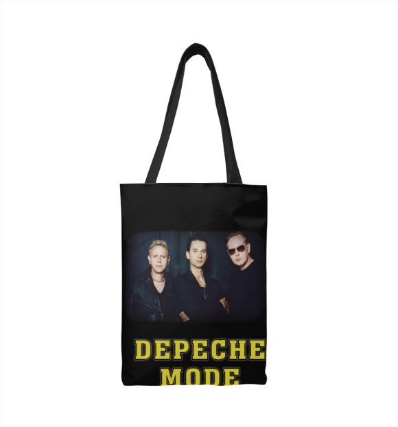 Сумка-шоппер с изображением Depeche Mode цвета 