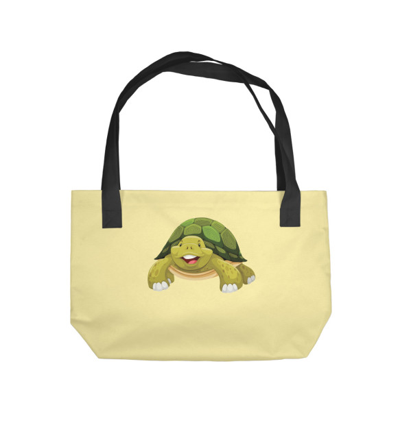 Пляжная сумка с изображением Черепаха цвета 