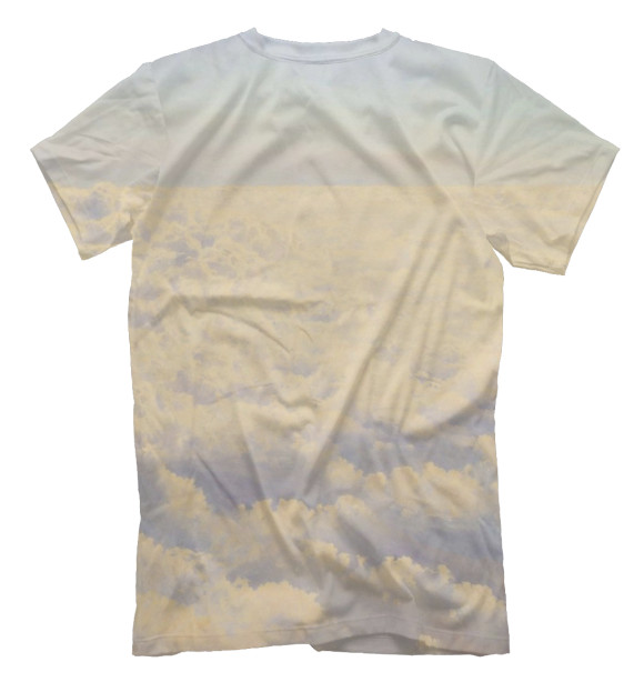 Мужская футболка с притом За Родину цвета Белый Мужская футболка с изображением За Родину цвета Белый