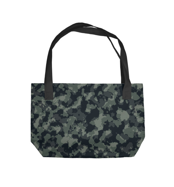 Пляжная сумка с изображением Камуфляж цвета 