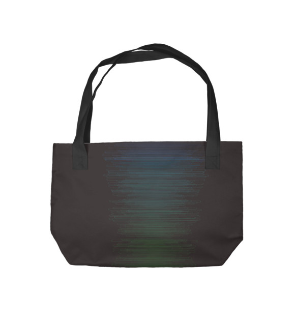 Пляжная сумка с изображением Новая волна цвета 