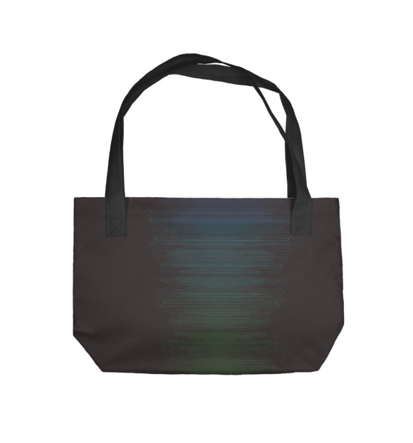 Пляжная сумка с изображением Новая волна цвета 