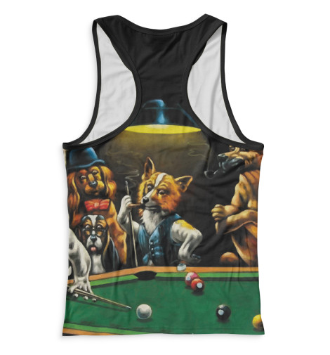 

Майки борцовки Print Bar, Белый, Бильярд