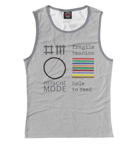 

Майки Print Bar, Белый, Depeche Mode