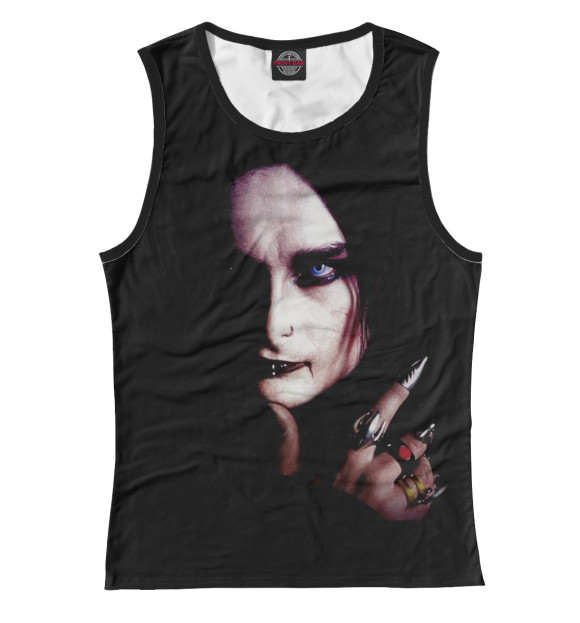 Майка для девочки с изображением Dani Filth цвета Белый