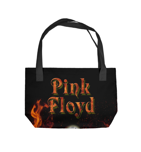 Пляжная сумка с изображением Pink Floyd цвета 