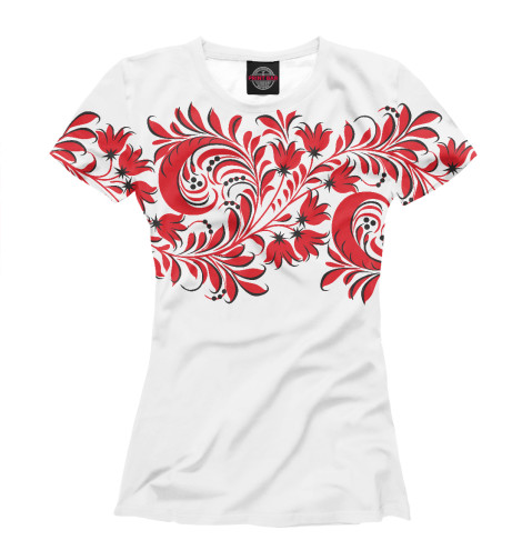 

Футболки Print Bar, Белый, Хохлома