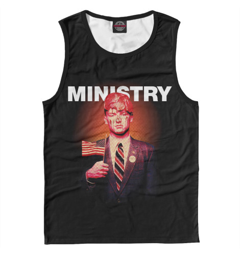 

Майки Print Bar, Белый, Ministry