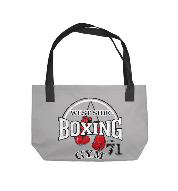 Пляжная сумка с изображением Boxing цвета 
