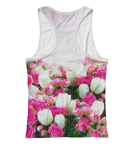 

Майки борцовки Print Bar, Белый, Аллея роз