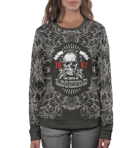 

Свитшоты Print Bar, Белый, Рождение легенд — 1967