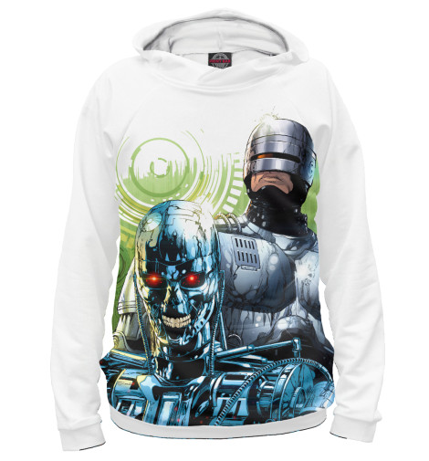 

Худи Print Bar, Белый, Robocop vs Terminator
