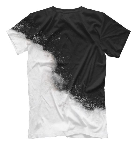 Мужская футболка с изображением Медведь в ярости цвета Белый