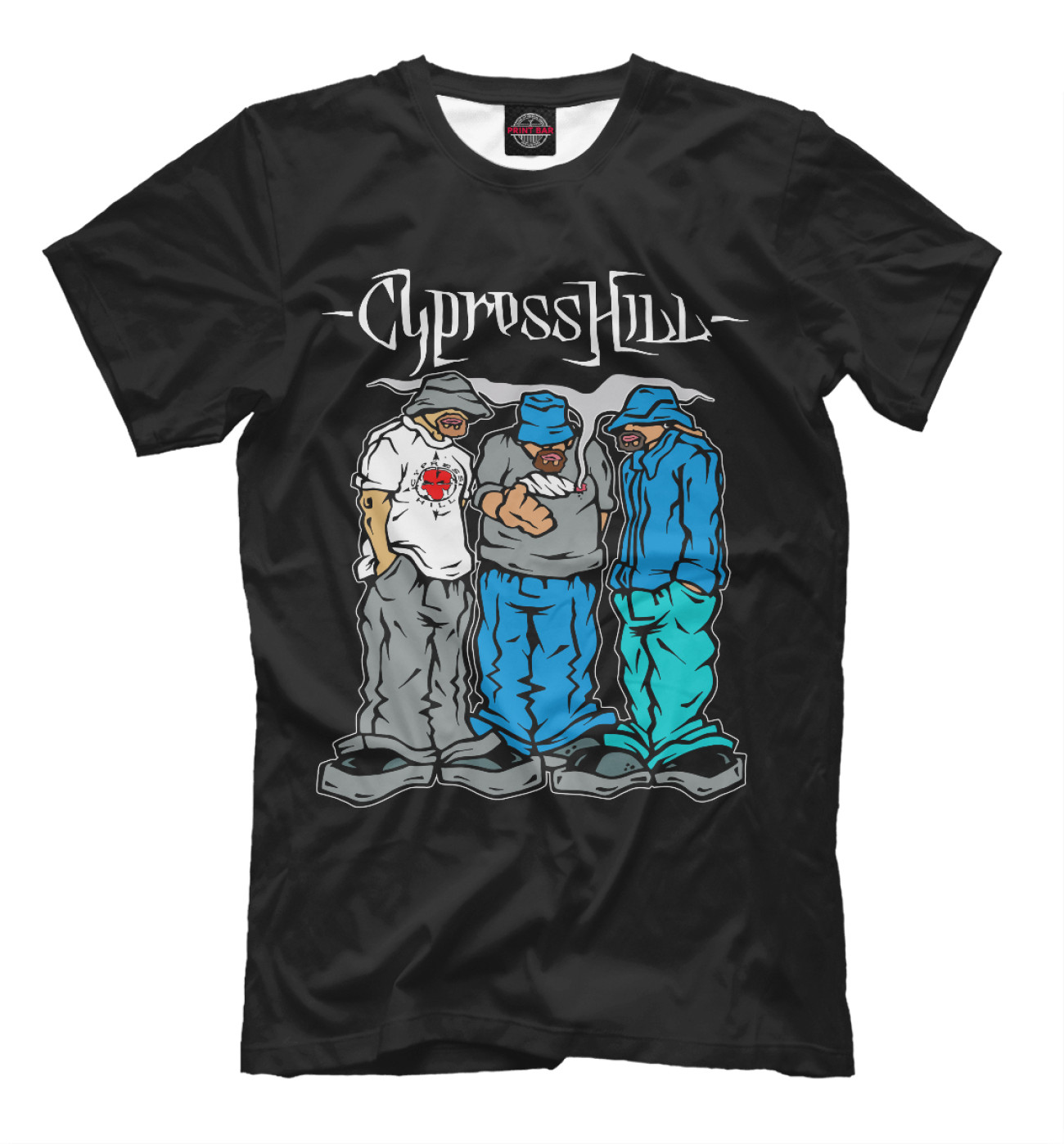 Мужская Футболка Cypress Hill, артикул: CPR-308586-fut-2