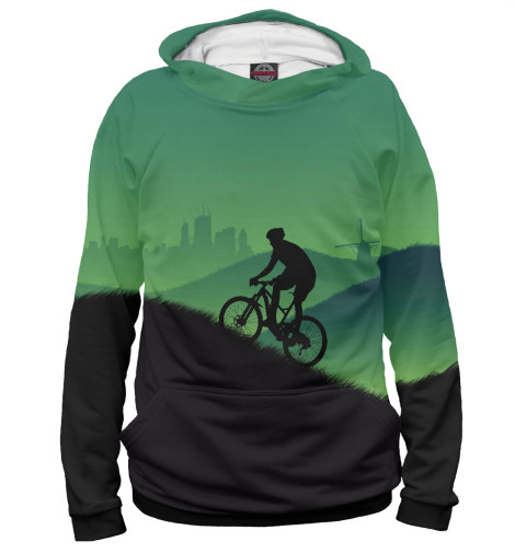 

Худи Print Bar, Белый, Велосипедист MTB