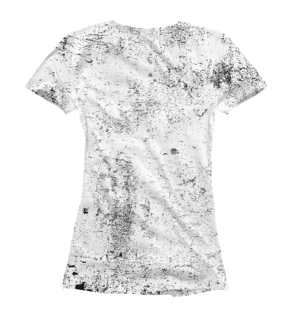Женская футболка с изображением Абстракция цвета Белый