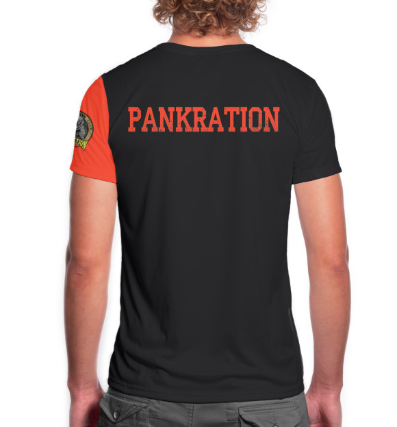 Мужская футболка с изображением Pankration цвета Белый