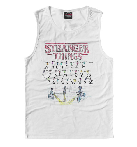 

Майки Print Bar, Белый, Stranger Things