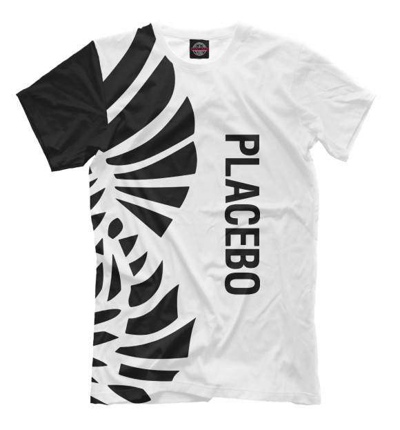 Мужская футболка с изображением Placebo цвета Молочно-белый