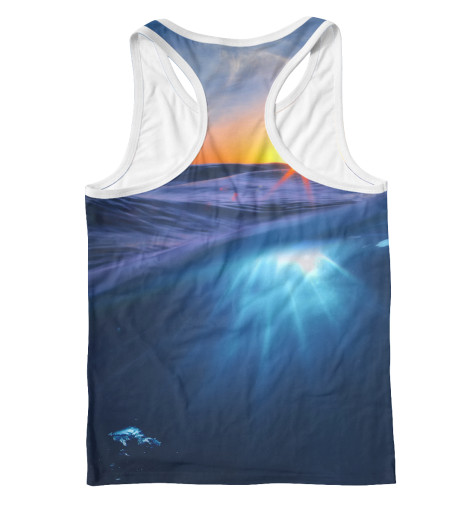 

Майки борцовки Print Bar, Белый, Волна