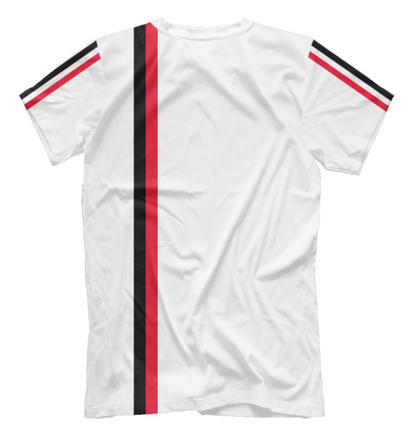 Мужская футболка с изображением AC Milan цвета Белый